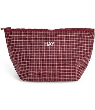 Hay Grid meikkipussi S burgundy
