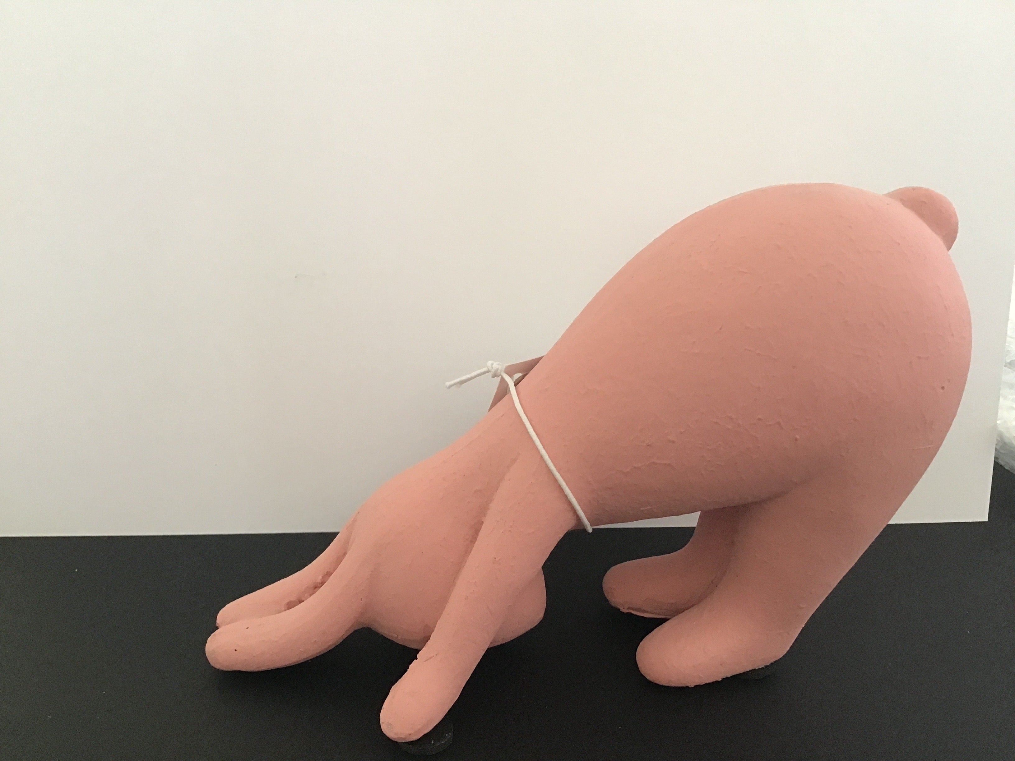 Pupu venyttelevä, pinkki.