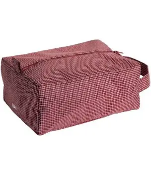 Hay Grid toilettilaukku S burgundy