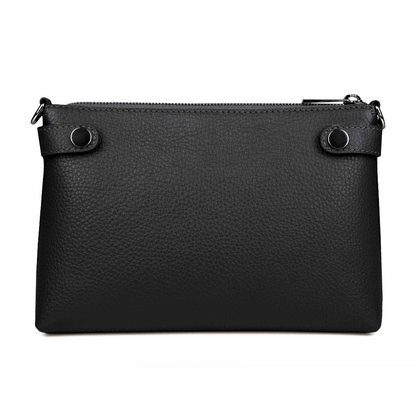 Aava pouch Bag musta/hopea