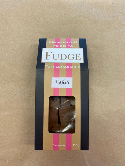 Fudge - pehmeä maitotoffee, kolme makuvaihtoehtoa