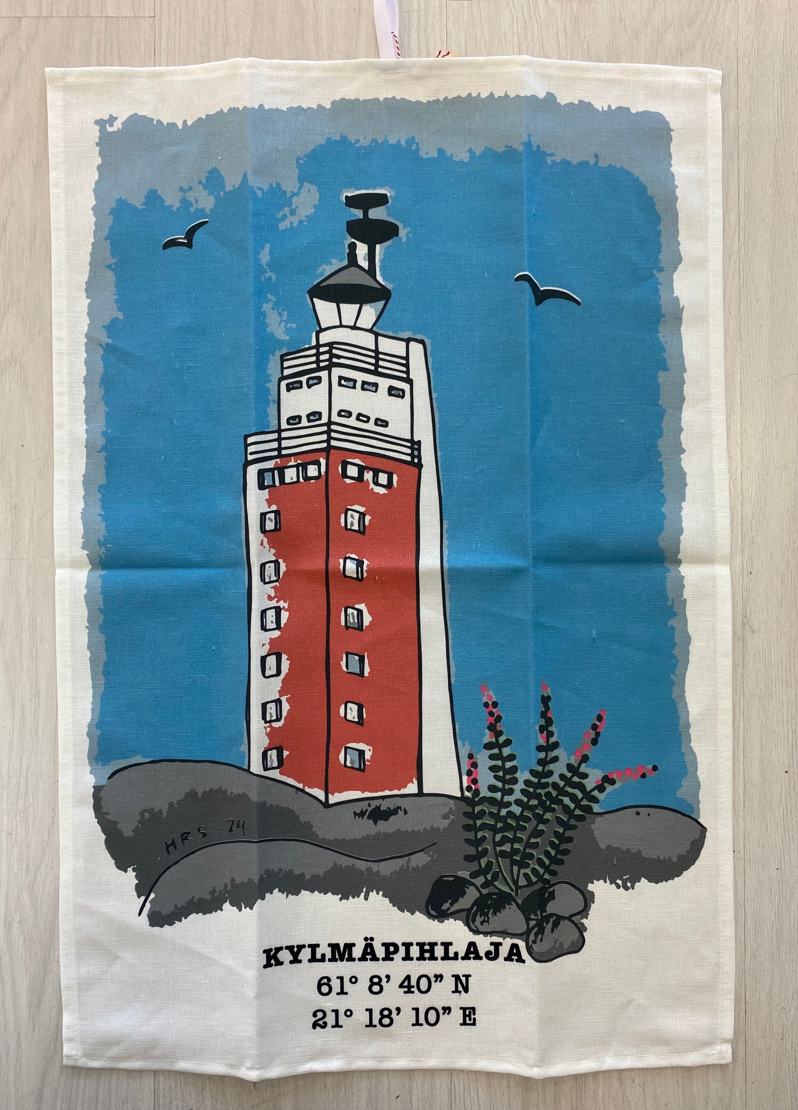 Kylmäpihlaja -keittiöpyyhe