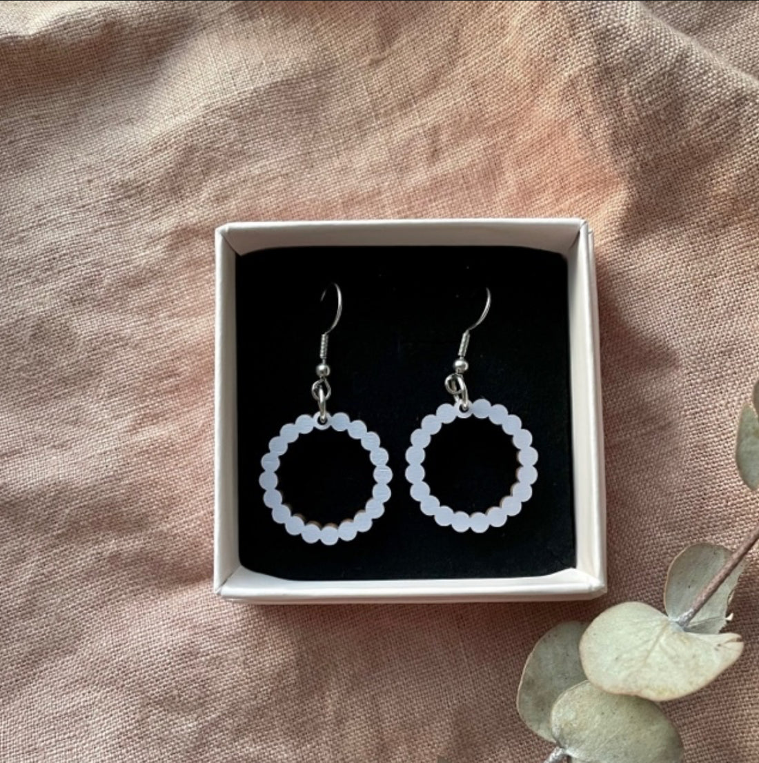 Onneli Mini korvakorut laventeli