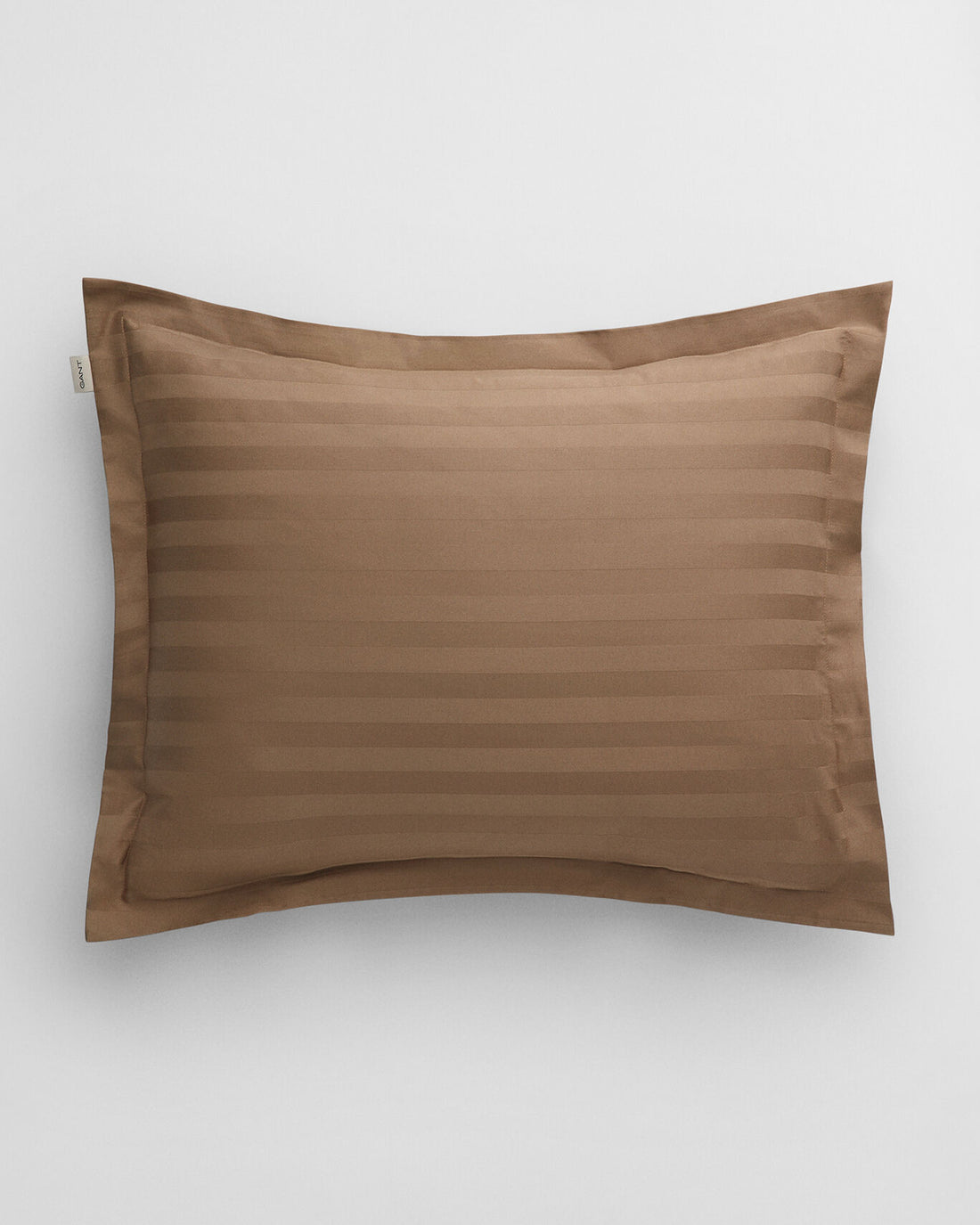 Sateen Striped - tyynyliina, beige tai tumman vihreä (50x60)