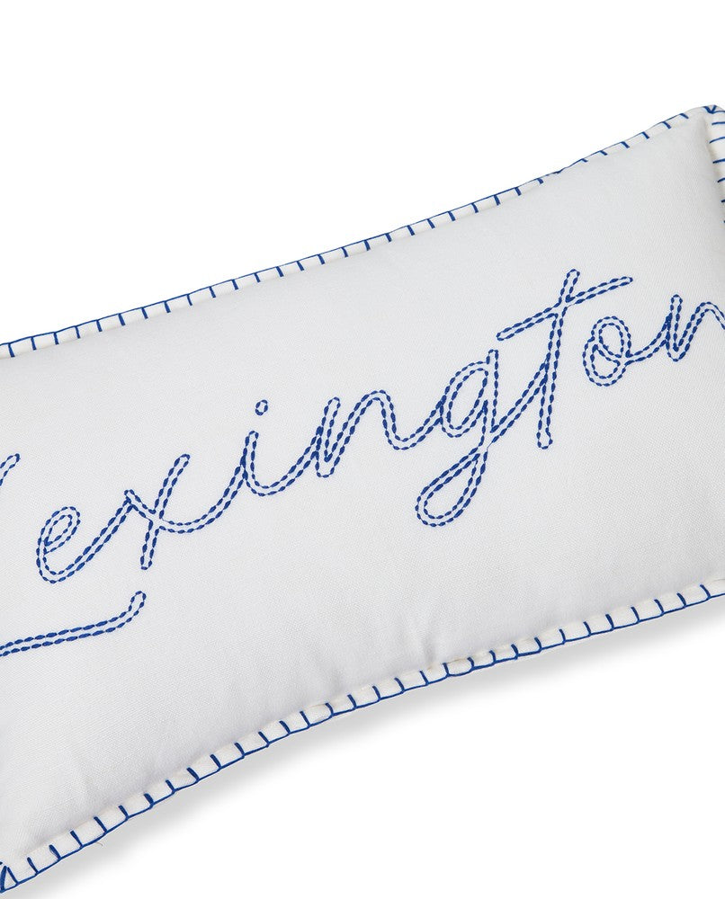 Lexington logokoristetyyny, valkoinen