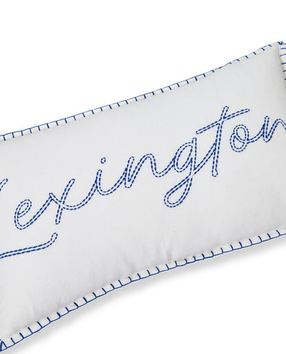Lexington logokoristetyyny, valkoinen