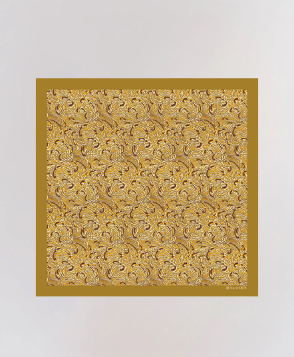 Amaroni Silk Scarf, vihreä ja keltainen