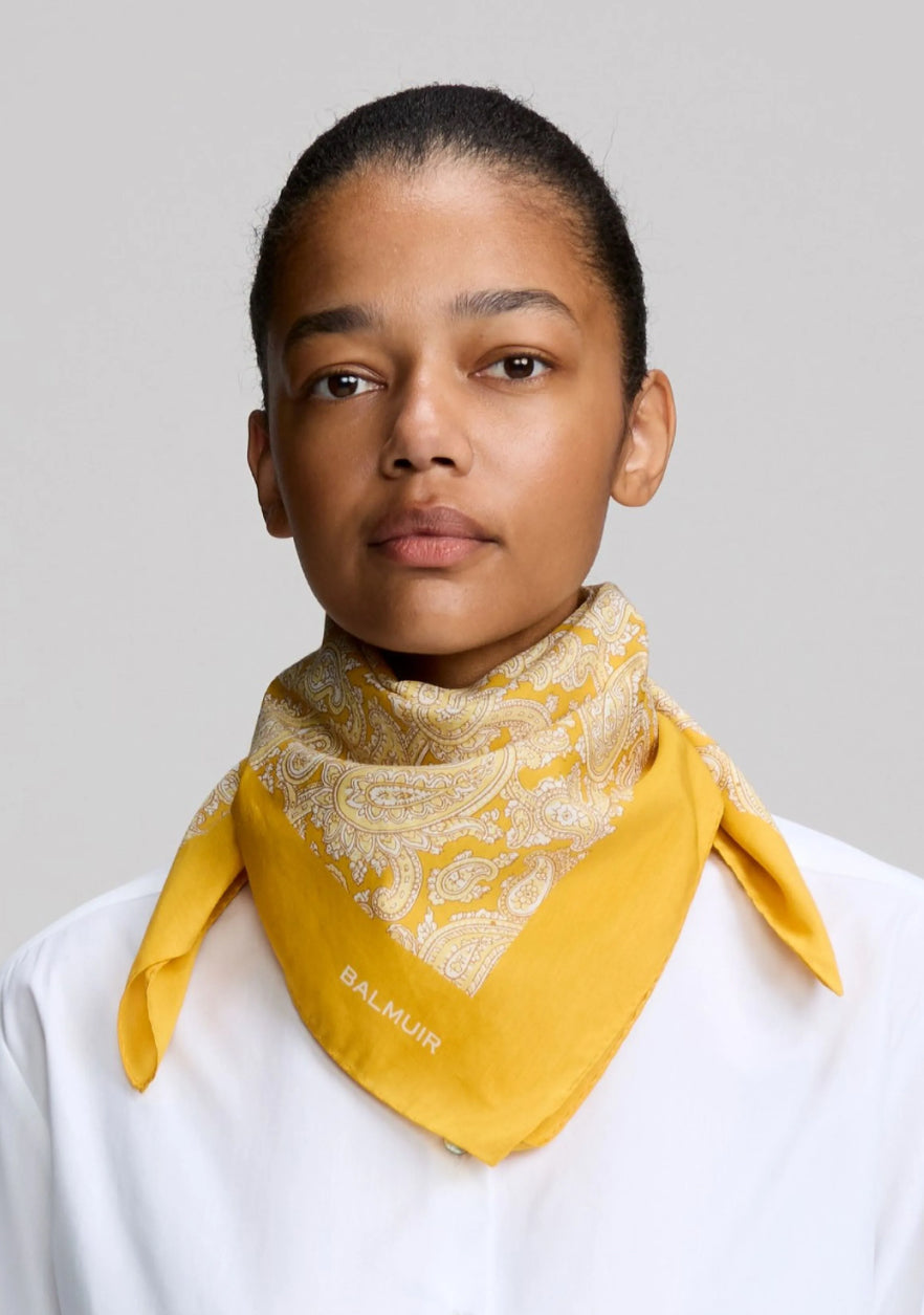Corsica Scarf, keltainen ja sininen