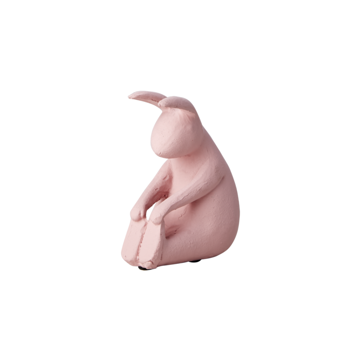 Pupu joogaava, istuva, pinkki