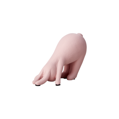 Pupu joogaava venyttelevä, pinkki