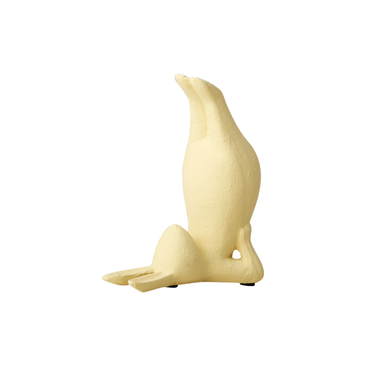Pupu joogaava ( jalat ylhäällä ), keltainen