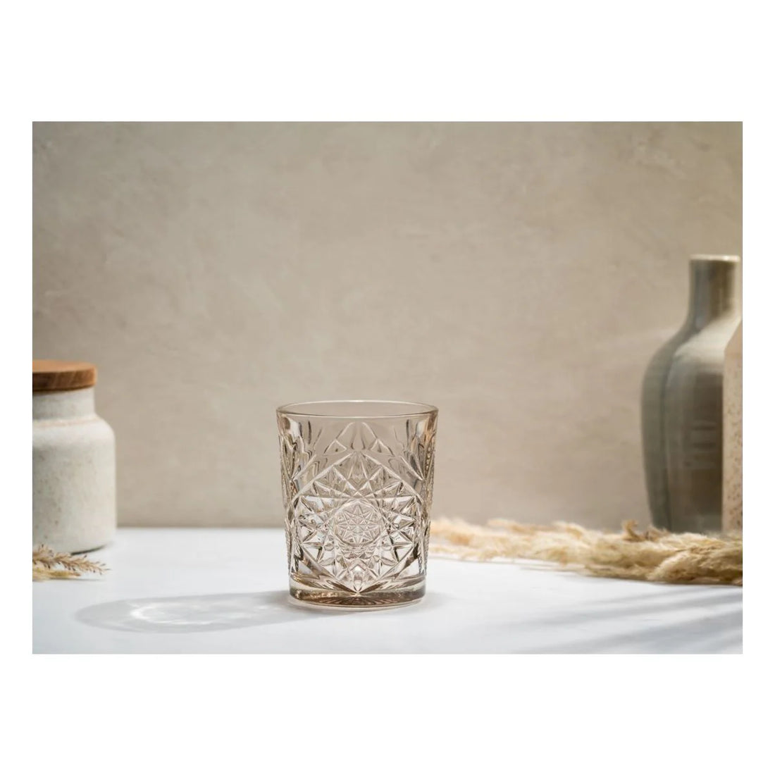 Hobstar - old fashioned juomalasi (beige)