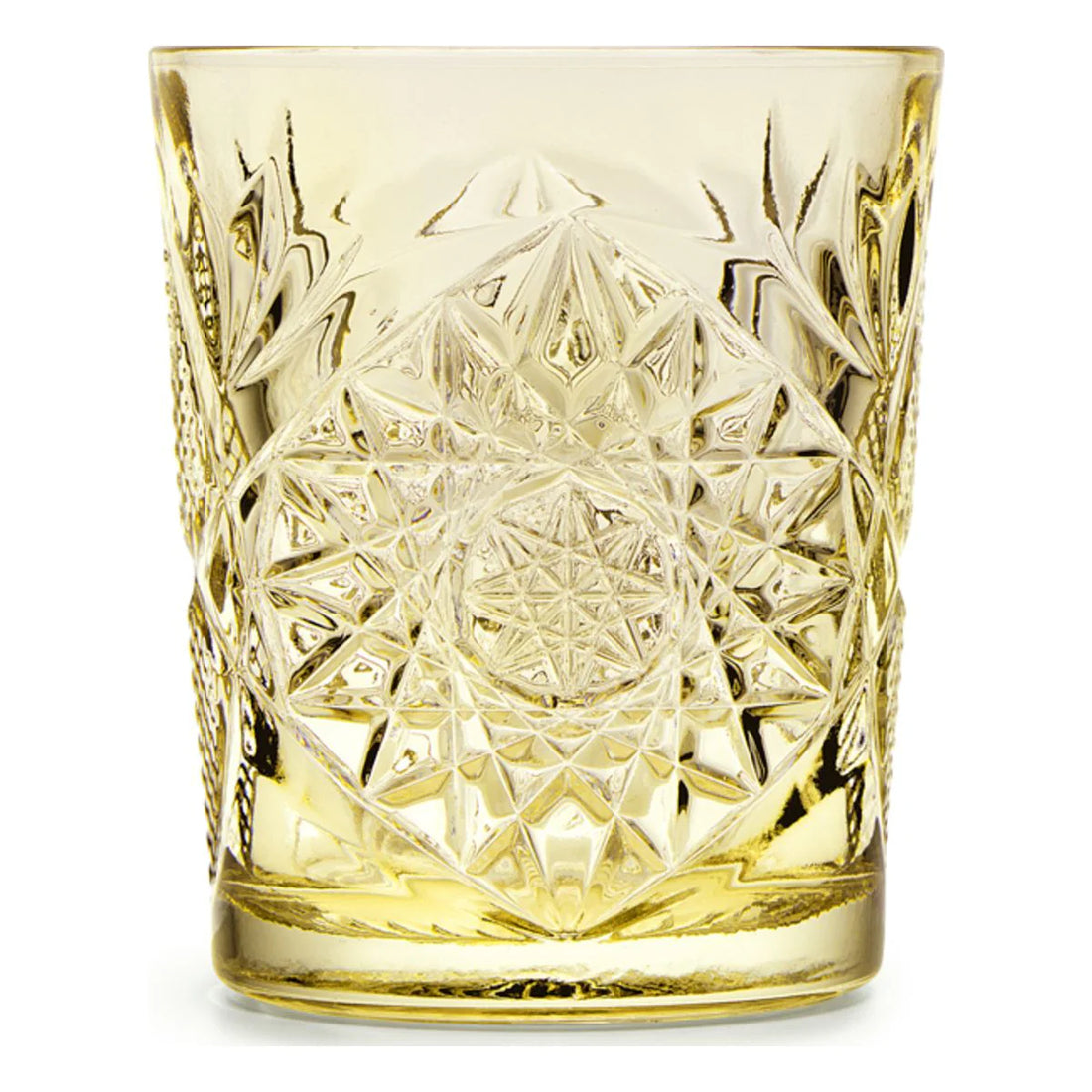 Hobstar - old fashioned juomalasi (keltainen)