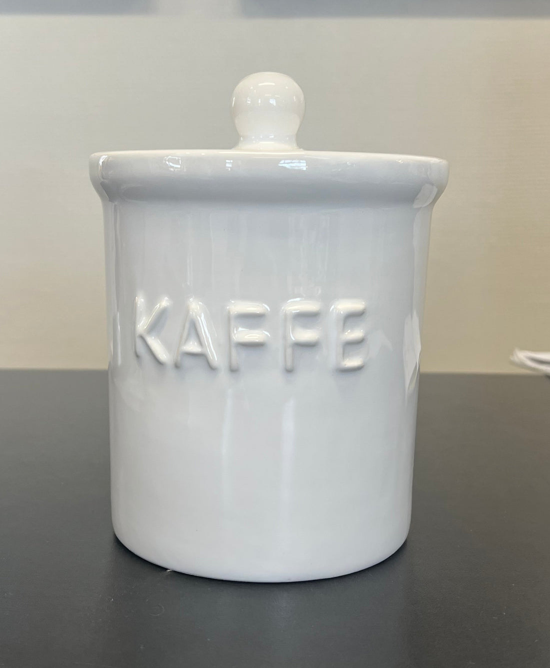 Kaffe kahvipurkki,posliinia