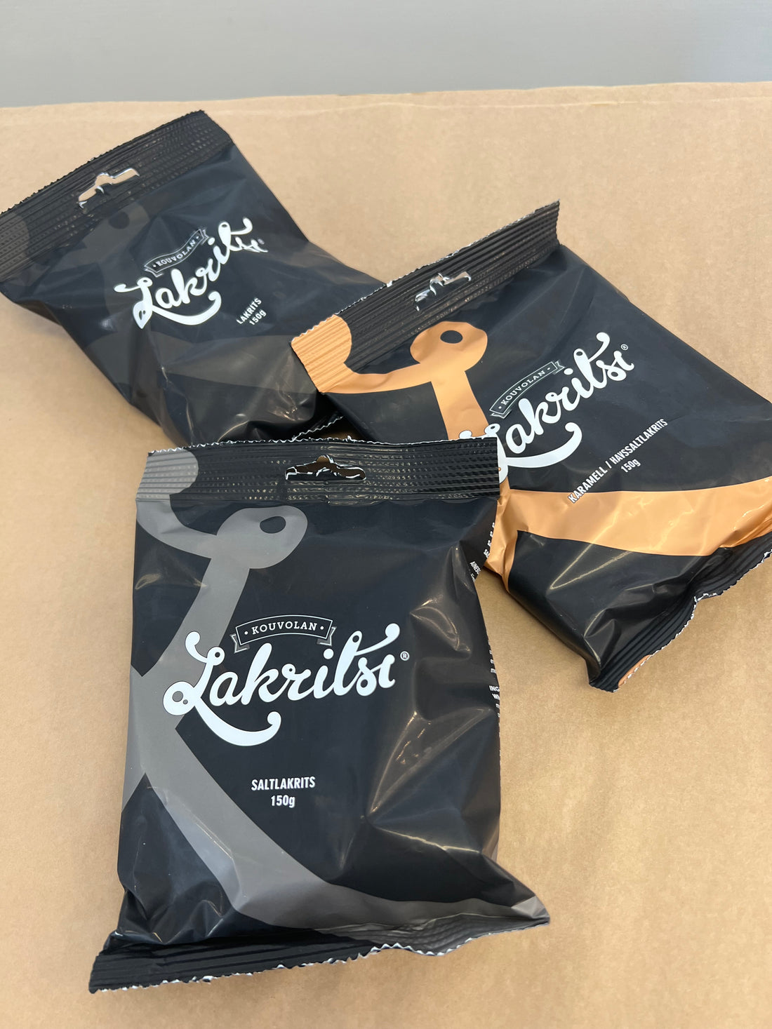 Lakritsipala pussit eri makuja valittavana
