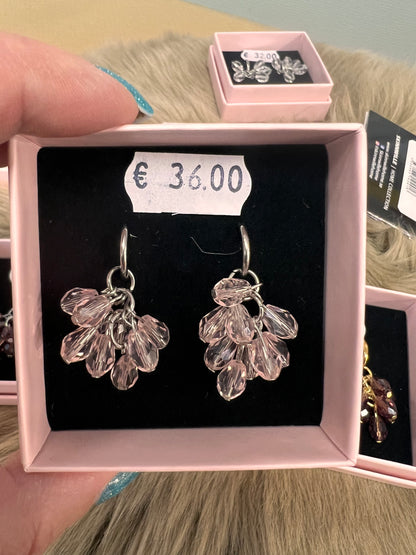 Unelma lasihelmikorvakorut, eri värejä