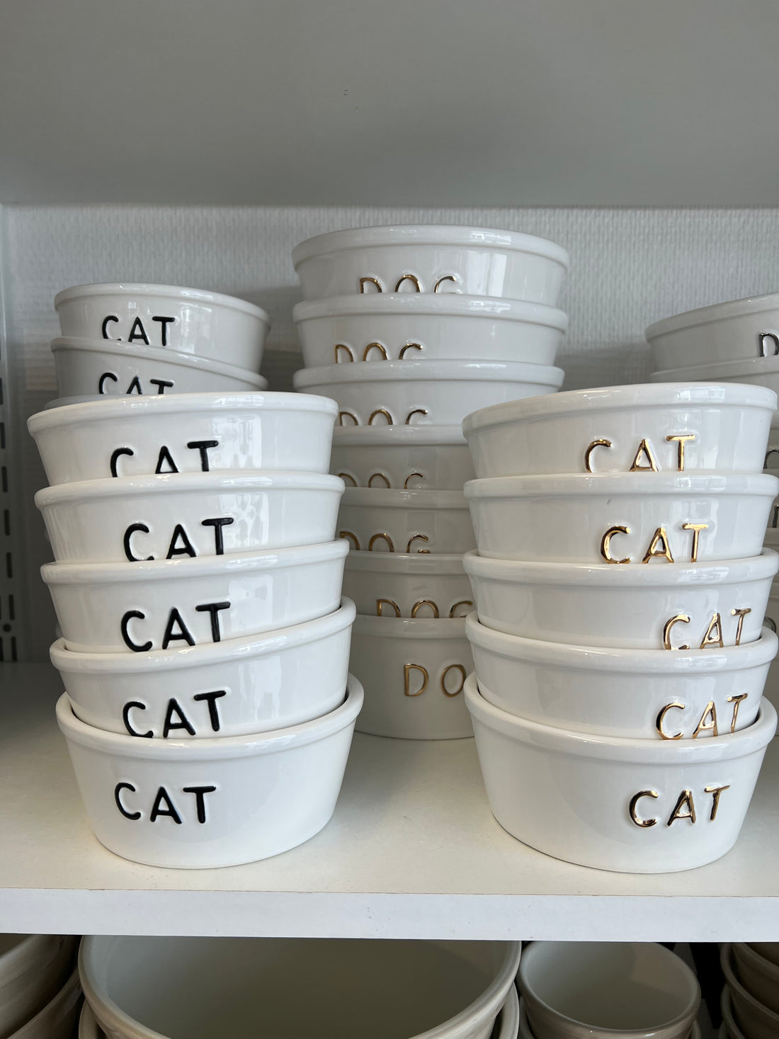 CAT ruokakuppi musta/valkoinen