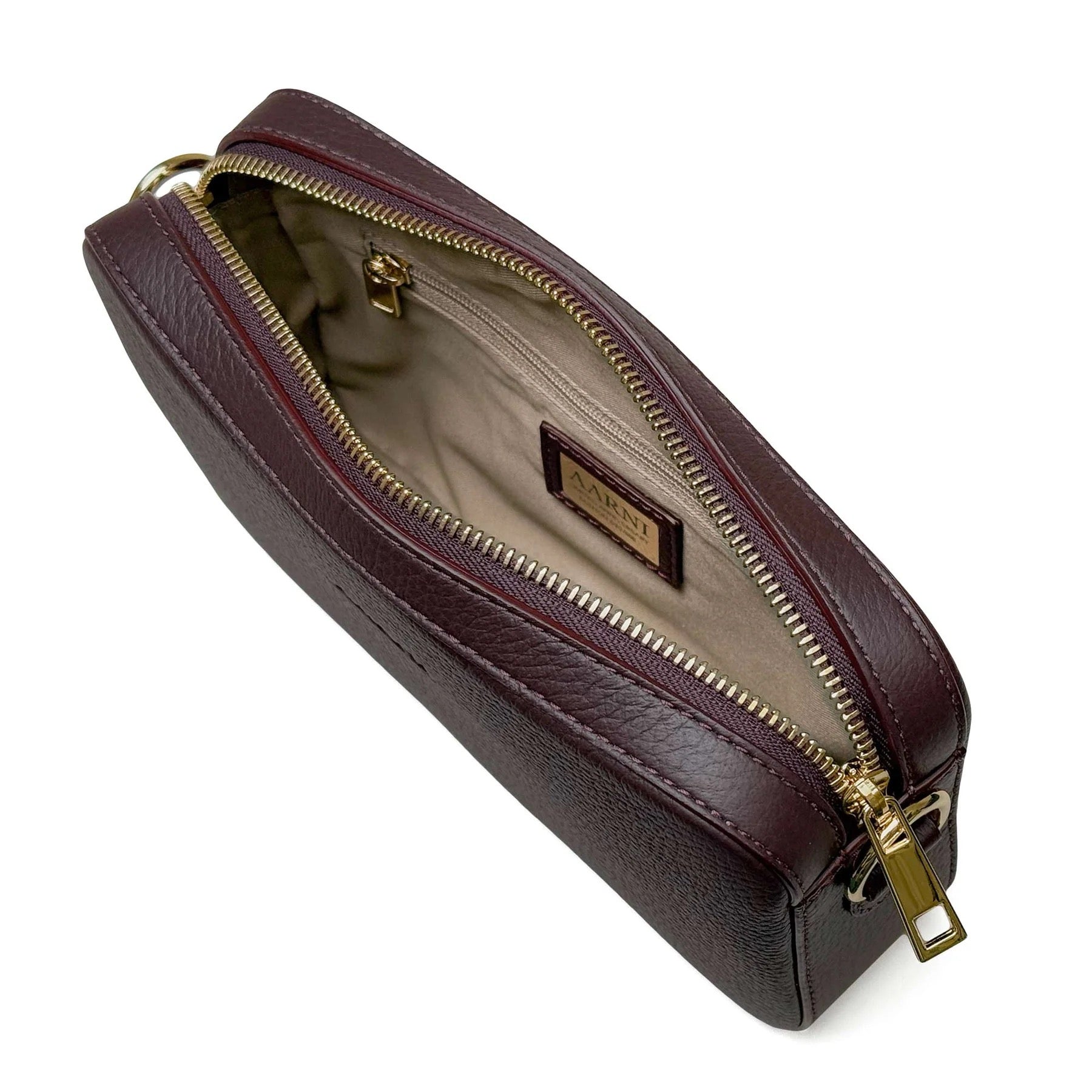 Hirvennahkainen olkalaukku burgundy (limited anniversary edition)