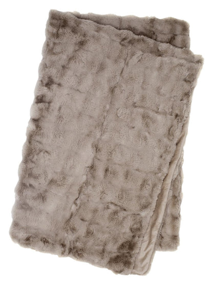Misty tekoturkispeitto, taupe, 140x220 cm