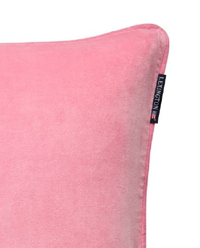 Tyynynpäällinen luomupuuvillasamettiä, roosa