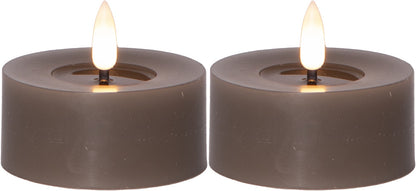 Flamme Flow isot LED tuikut 7 cm 2-pack eri värejä
