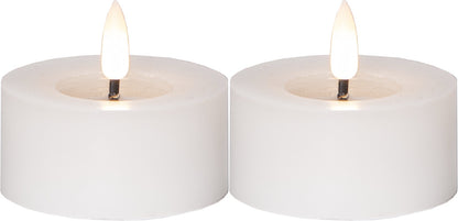 Flamme Flow isot LED tuikut 7 cm 2-pack eri värejä