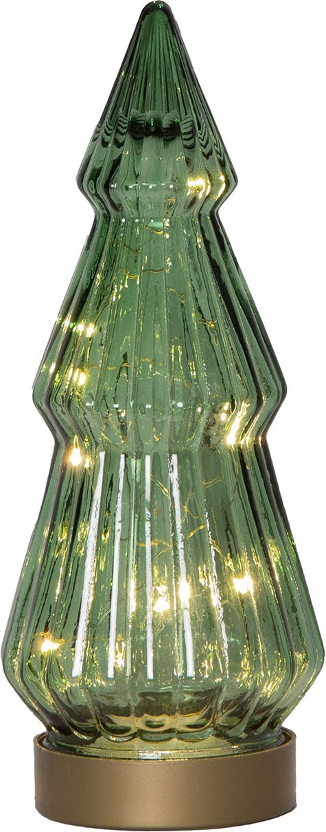 Verde lasikuusi valoilla 19,5 tai 24 cm
