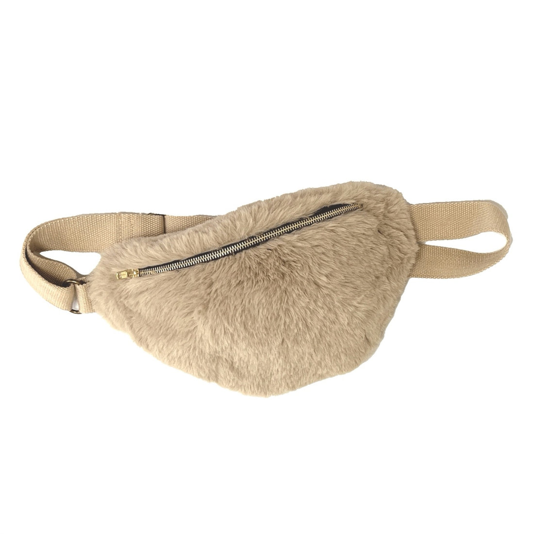 Tekoturkisvyölaukku Banana bag taupe, 32x15 cm