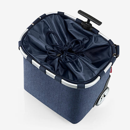 Carrycruiser kätevä ostoskori pyörillä, vedettävä 2 eri väriä