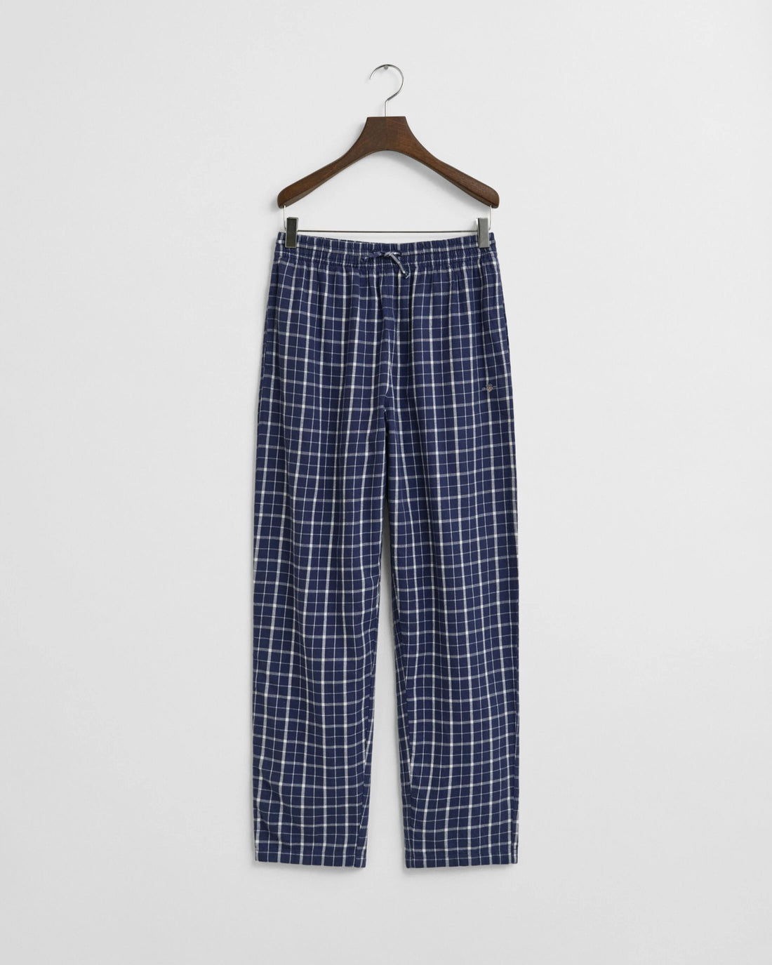 Teens-malliston ruudulliset flanellipyjamahousut siniset