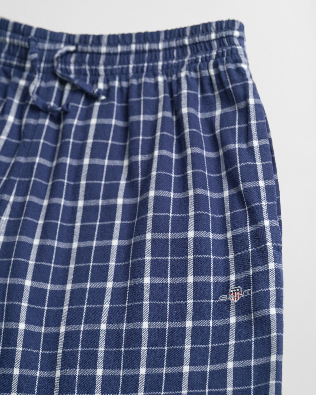 Teens-malliston ruudulliset flanellipyjamahousut siniset