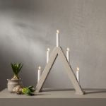 Albo puukynttelikkö harmaabeige 41 cm