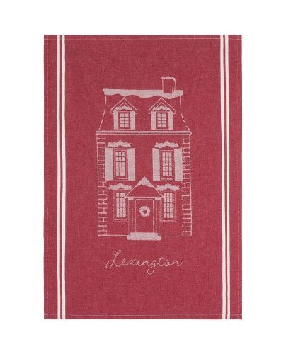 Talo -keittiöpyyhe jacquard-luomupuuvillaa