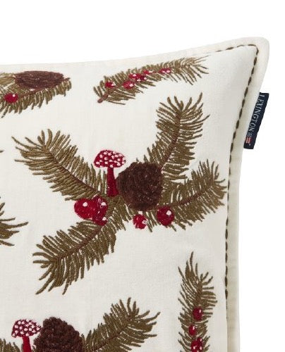 Männynoksa, luomupuuvillasamettia, tyynynpäällinen