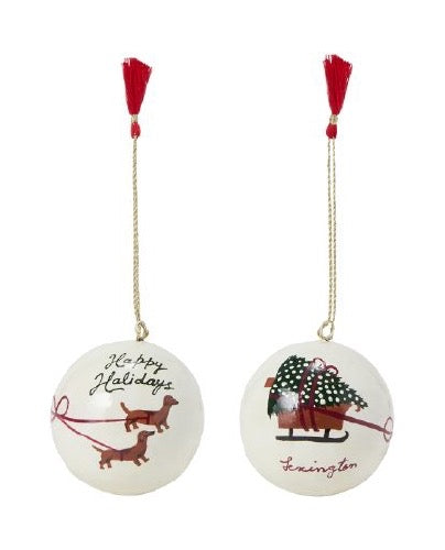 Paperimassajoulupallot 2 kpl pakkaus