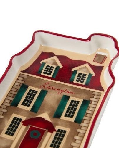 Pieni talokuvioitu lautanen