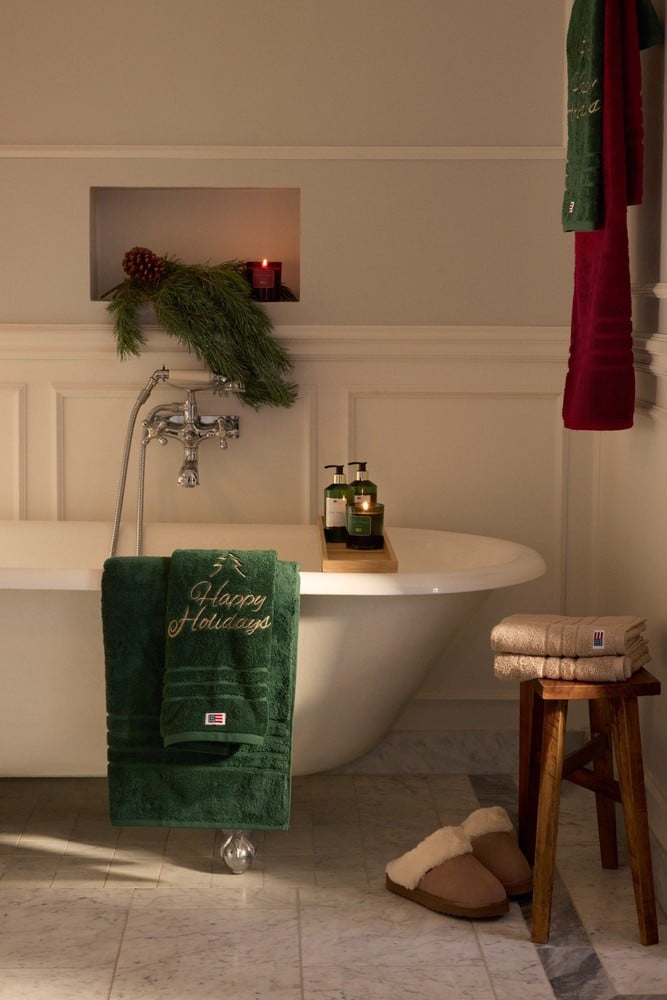 Happy holidays original-pyyhe 50x70 cm