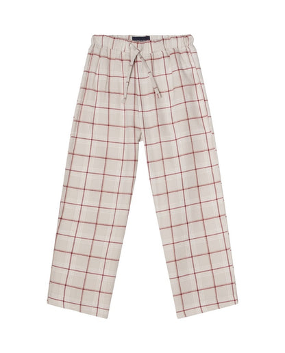 Lasten luomupuuvillainen pyjamasetti (flanelli)