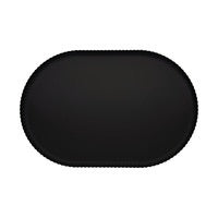 Pleats tarjotin terästä musta 31x46 cm