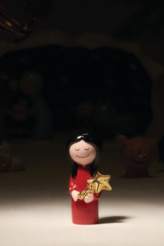 Tähti, tyttö posliinifiguuri Donna Stella