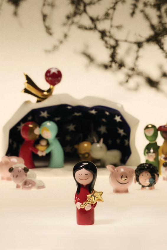 Tähti, tyttö posliinifiguuri Donna Stella