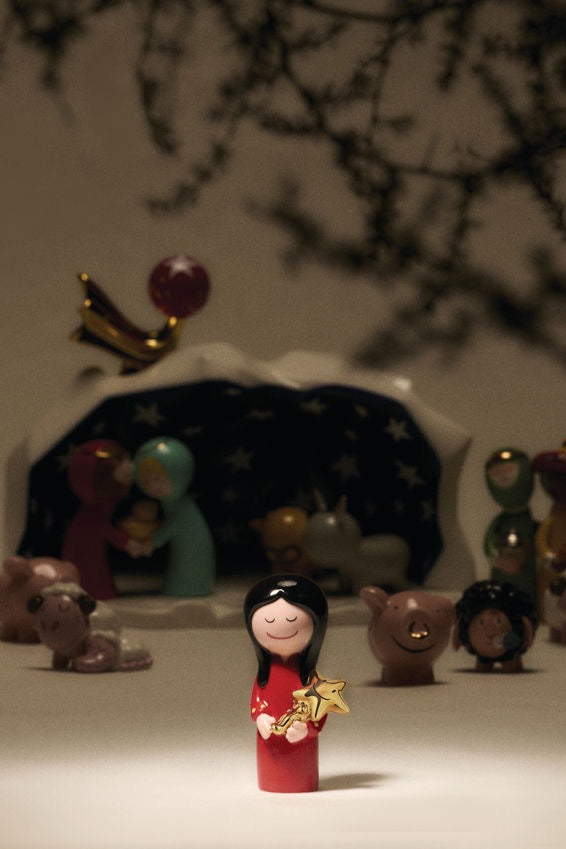 Tähti, tyttö posliinifiguuri Donna Stella