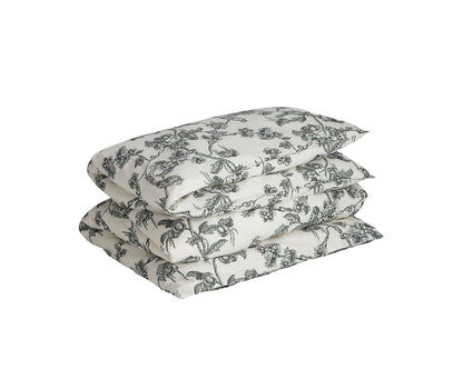 Tree print pussilakana, kaunis puukuviointi vihreä