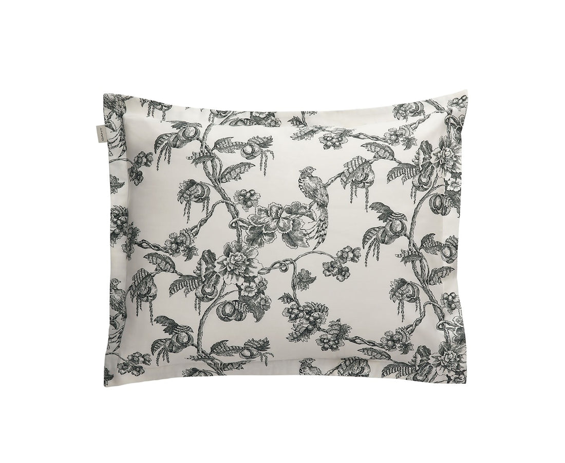 Tree print tyynyliina, kaunis puukuviointi vihreä tai taupe