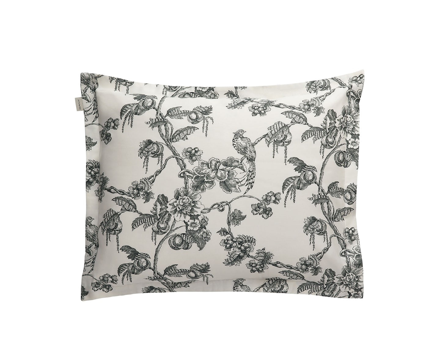 Tree print tyynyliina, kaunis puukuviointi vihreä tai taupe