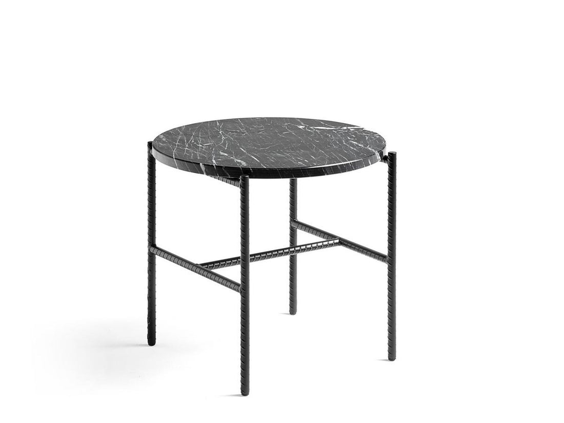Rebar sivupöytä musta marmori