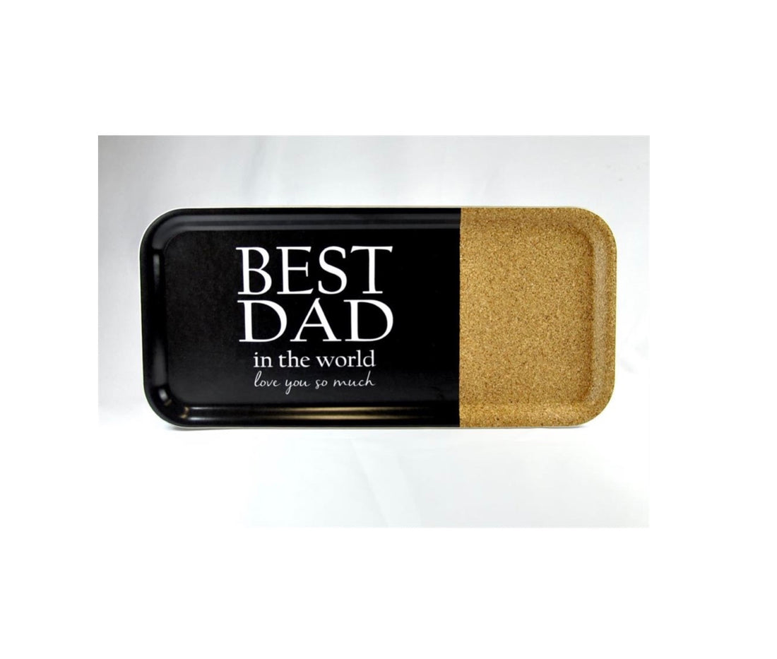 Best Dad -tarjotin 32x15 cm