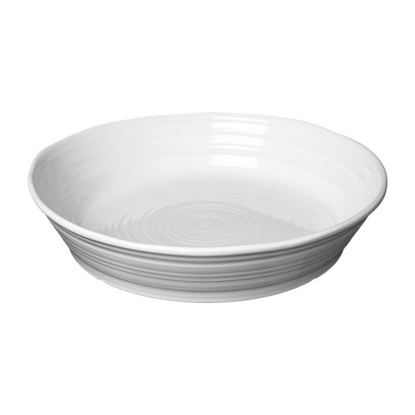 Capri Tarjoiluastia iso (37,5cm) laakea beige tai valkoinen