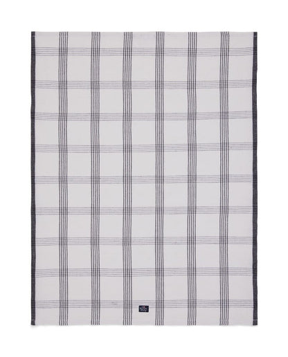 Ruudullinen pellava/puuvilla keittiöpyyhe (kaksi väriä)