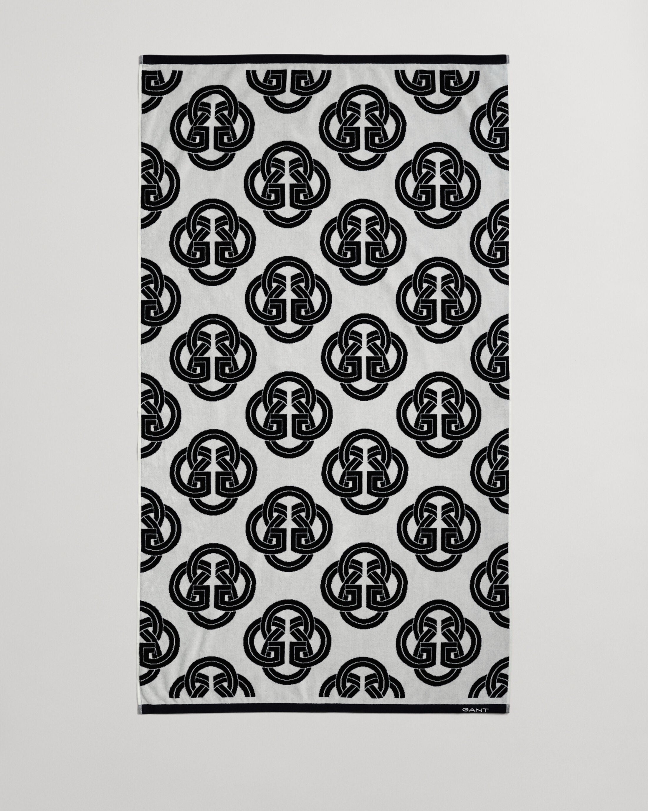 Gant printtikuvioitu Monogram-rantapyyhe 100x180 cm